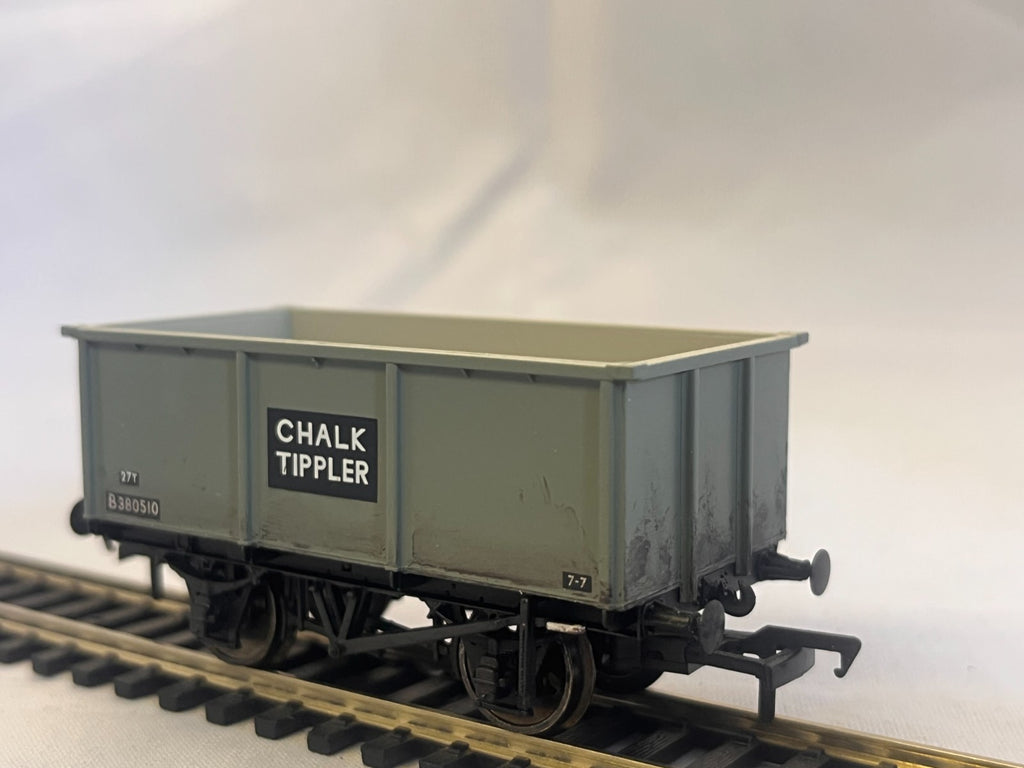 Bachmann OO Gauge 27 Ton Steel Tippler Wagon BR Grey 37-276B