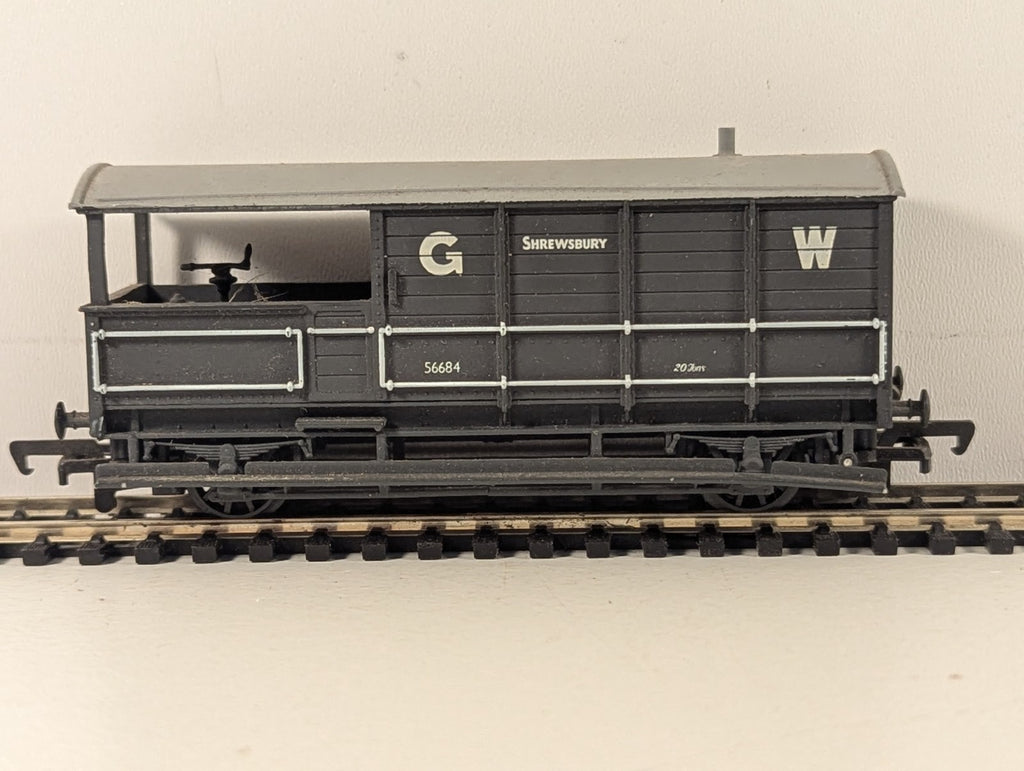 Mainline OO Gauge GWR 20 Ton Toad Brake Van 56684 GWR Grey 37-140