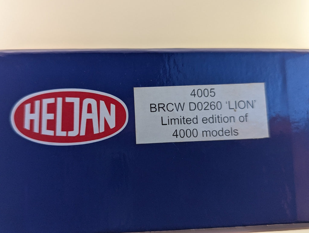 Heljan 4005 OO Gauge BRCW D0260 "Lion" Limited Edition - Boxed