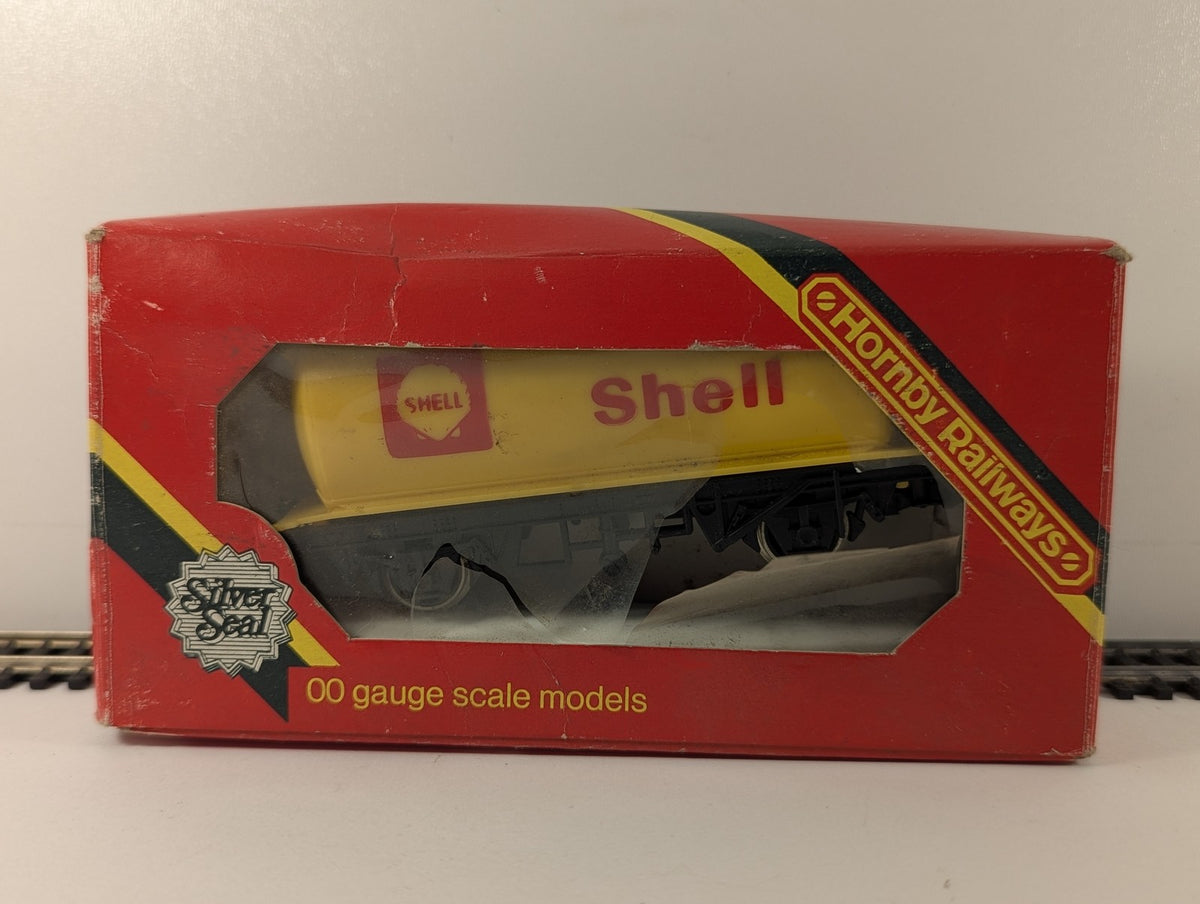 Hornby OO Gauge Shell Tank Wagon Goods Wagon Shell Yellow R.227