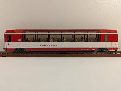 Bemo 3288 208 HOe Gauge Furka-Oberalp Glacier Express First Class coach - boxed