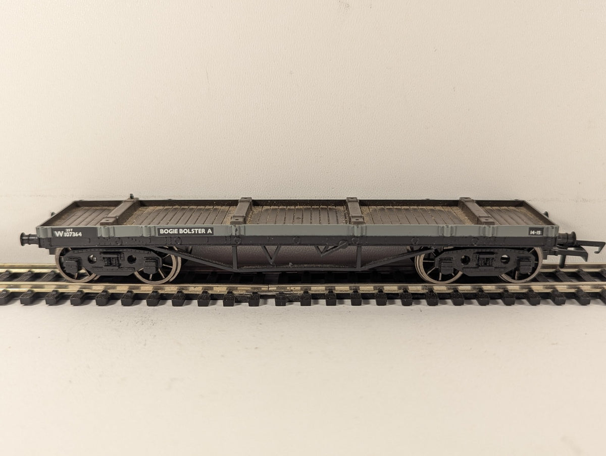Mainline OO Gauge Bogie Bolster A Goods Wagon W107364 BR Unfitted Grey 937353