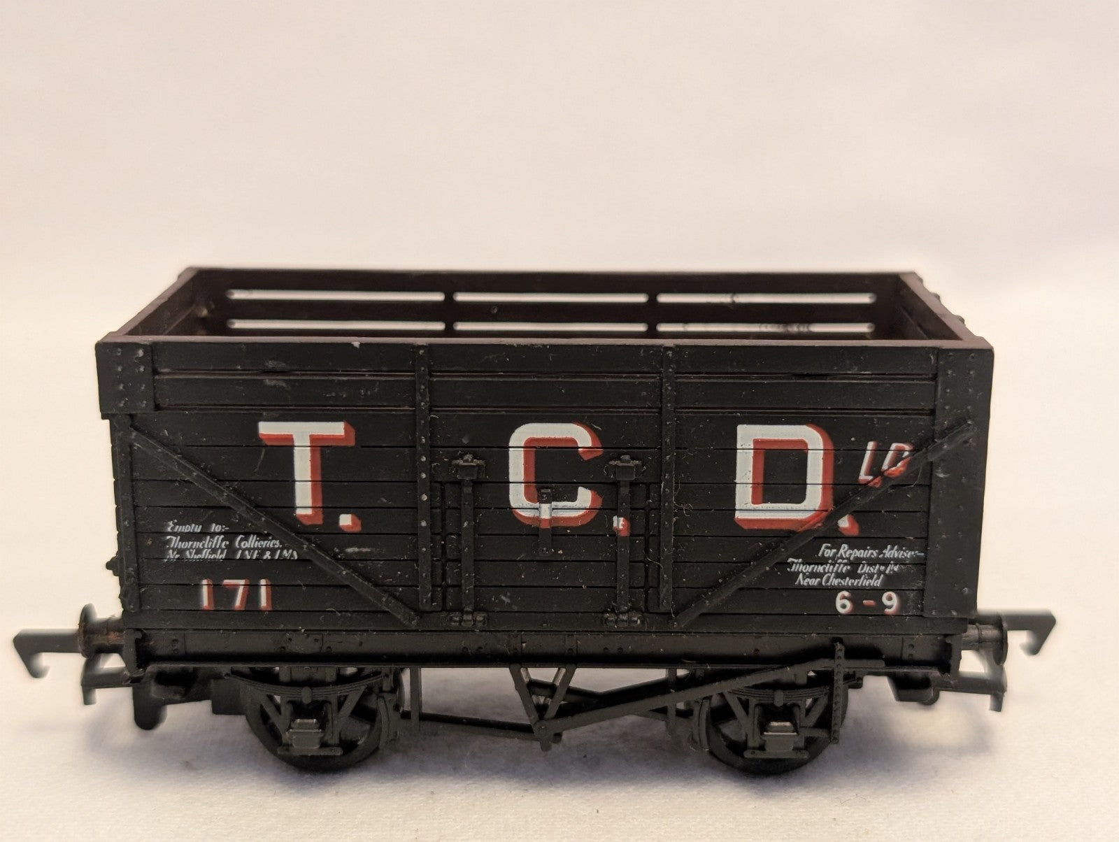 Mainline OO Gauge 7-Plank Open Wagon TCD Ltd Goods Wagon 171 T.C.D.