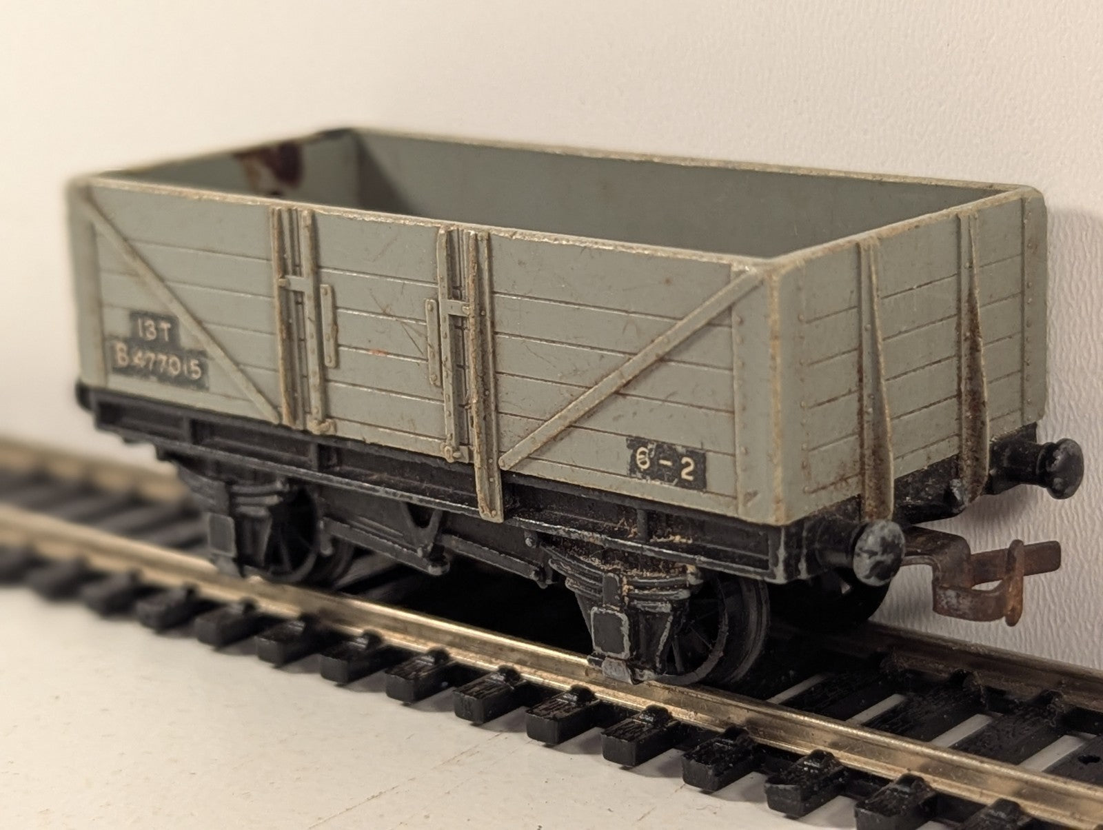 Hornby Dublo BR 13 Ton 5 Plank Coal Wagon Grey OO Gauge