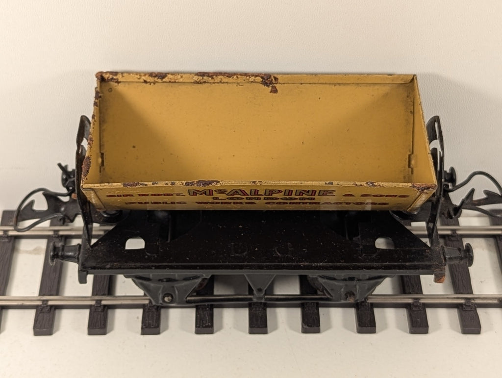 Hornby 42225 O Gauge Tinplate "McAlpine" Side Tipping Wagon
