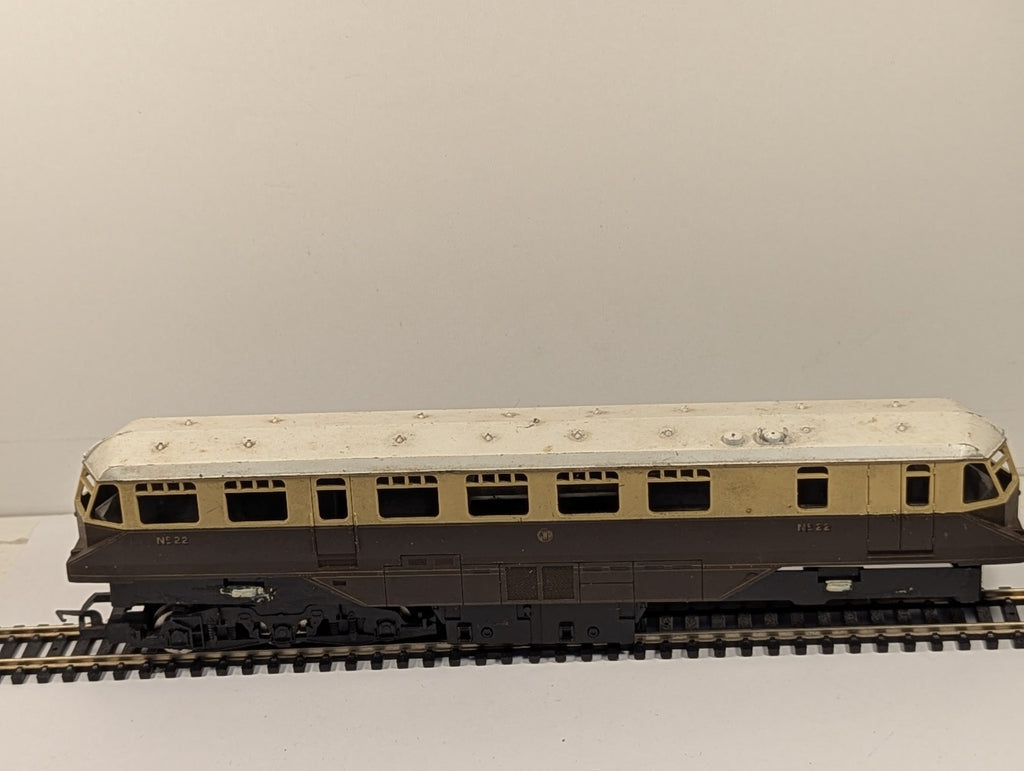 Lima OO Gauge GWR Diesel Railcar No. 22 Chocolate & Cream - Spares