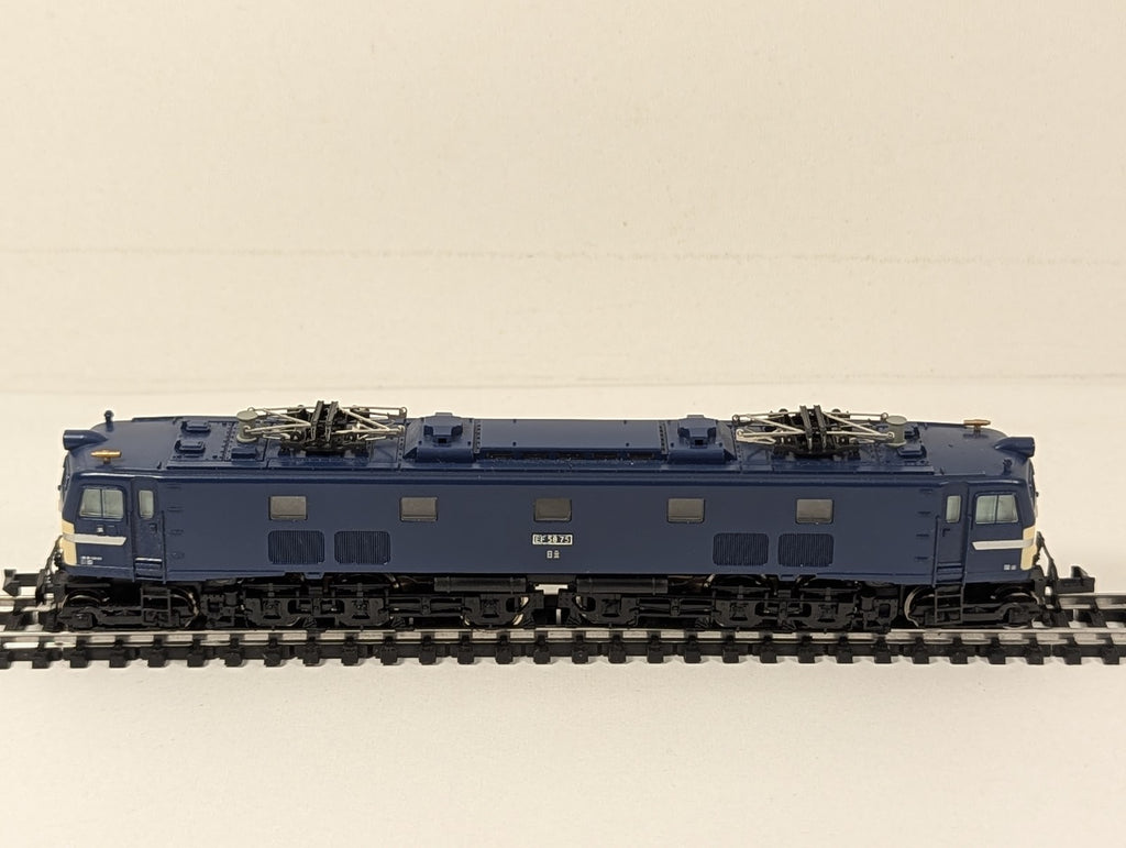Micro Ace N Gauge Class EF58 Electric Locomotive EF58 75 JNR Blue A8556