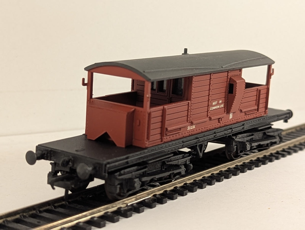 Bachmann OO Gauge Queen Mary Bogie Brake Van S55234 BR Bauxite