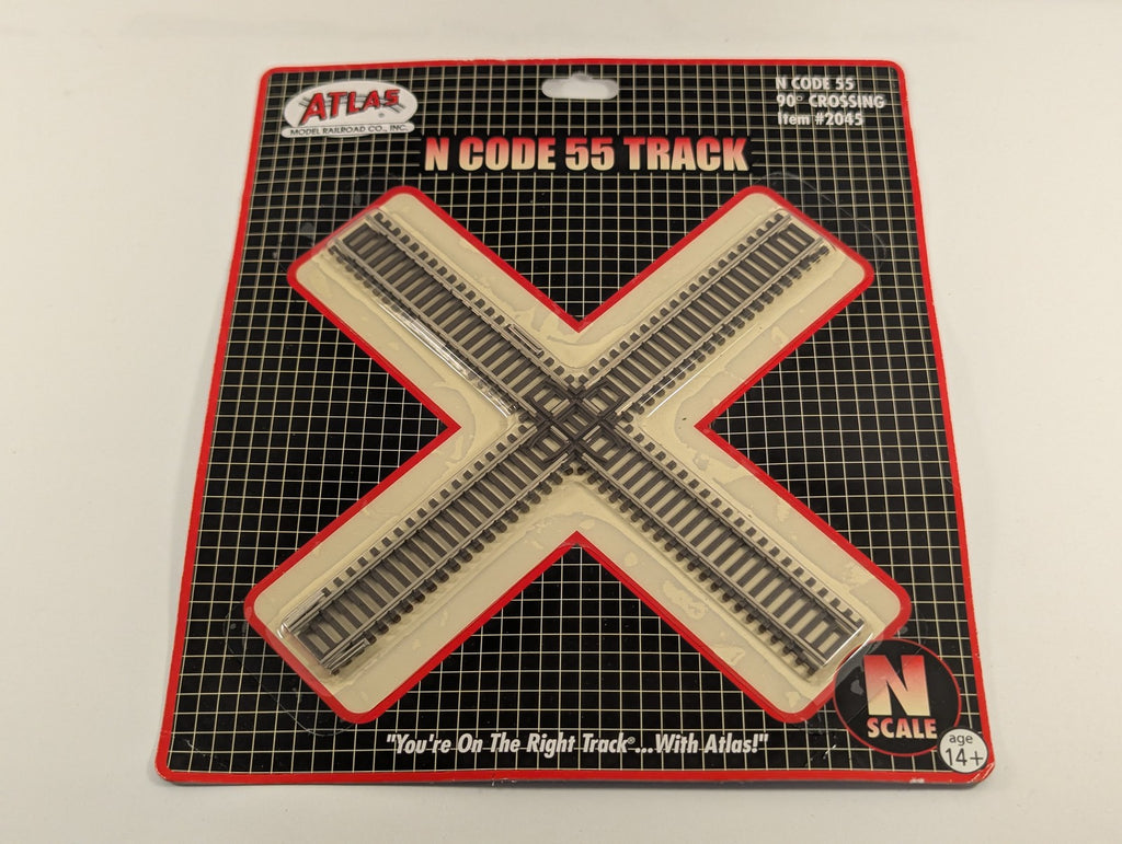 Atlas N Scale 90° Crossing Track 2045