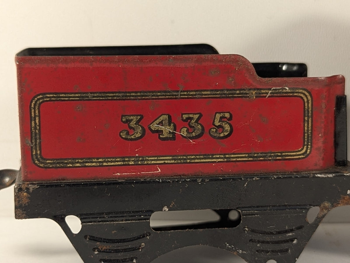 Chad Valley O Gauge No. 20 Steam Locomotive 3435 Red