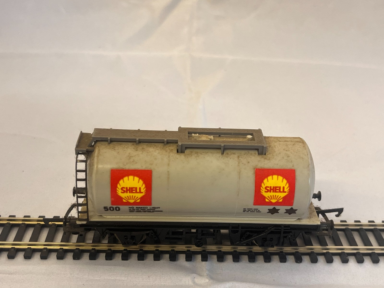 Hornby R020 OO Gauge Shell Grey TTA Tank Wagon Boxed