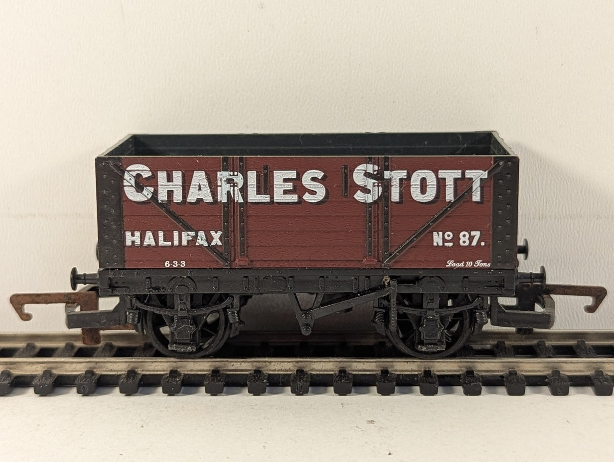Hornby OO Gauge 5 Plank Open Wagon Charles Stott Goods Wagon 87