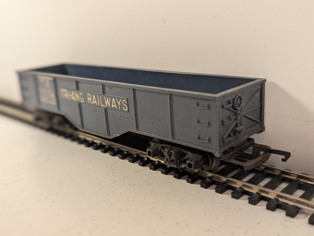 Tri-ang OO Gauge Gondola Wagon Goods Wagon 3576 Tri-ang Railways Blue R.116