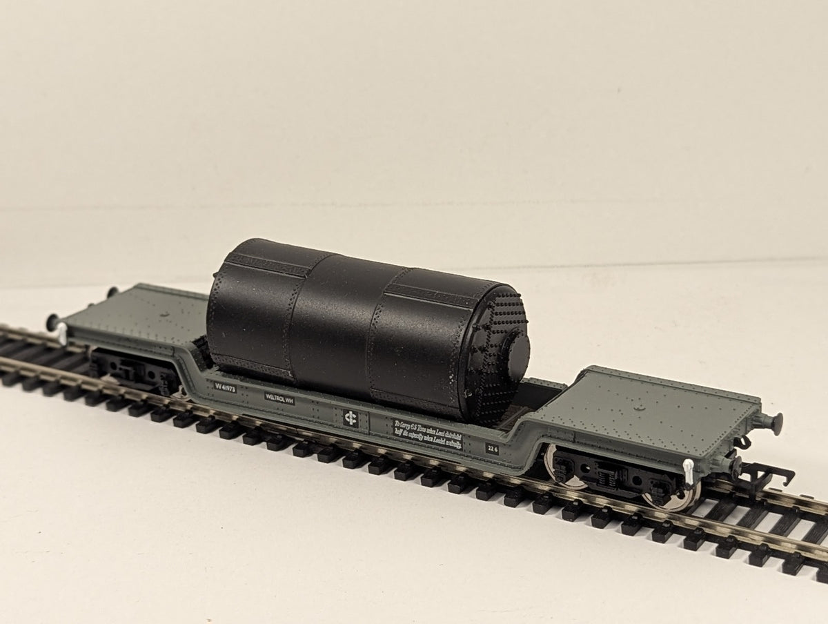 Bachmann OO Gauge 45 Ton Bogie Well Wagon Goods Wagon W 41973 BR Grey 33-901C