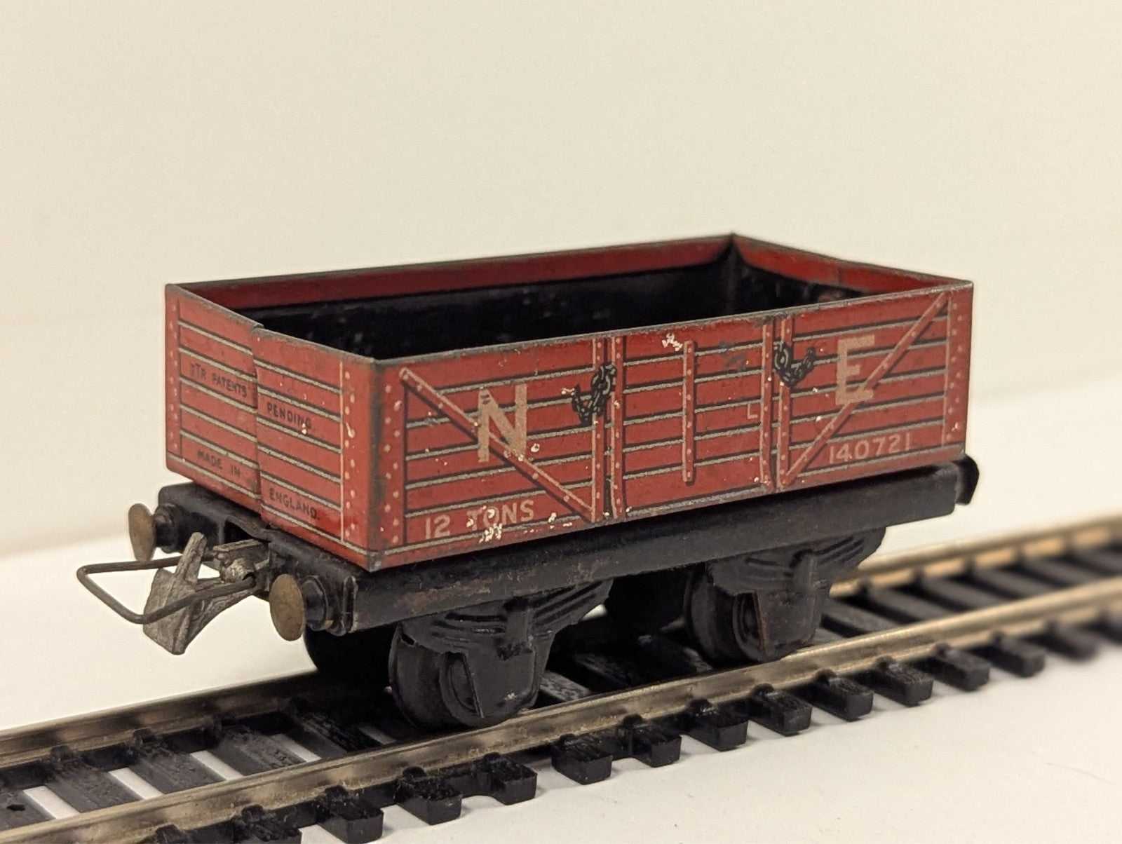 Trix Twin Railway LNER 5 Plank Open Wagon Tinplate OO Gauge