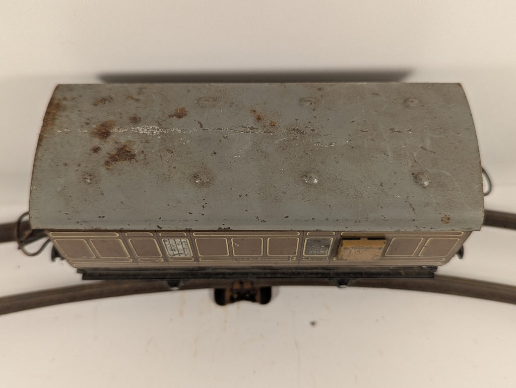 Hornby O Gauge No. 1 Passenger Coach Guard's Van LNER Teak