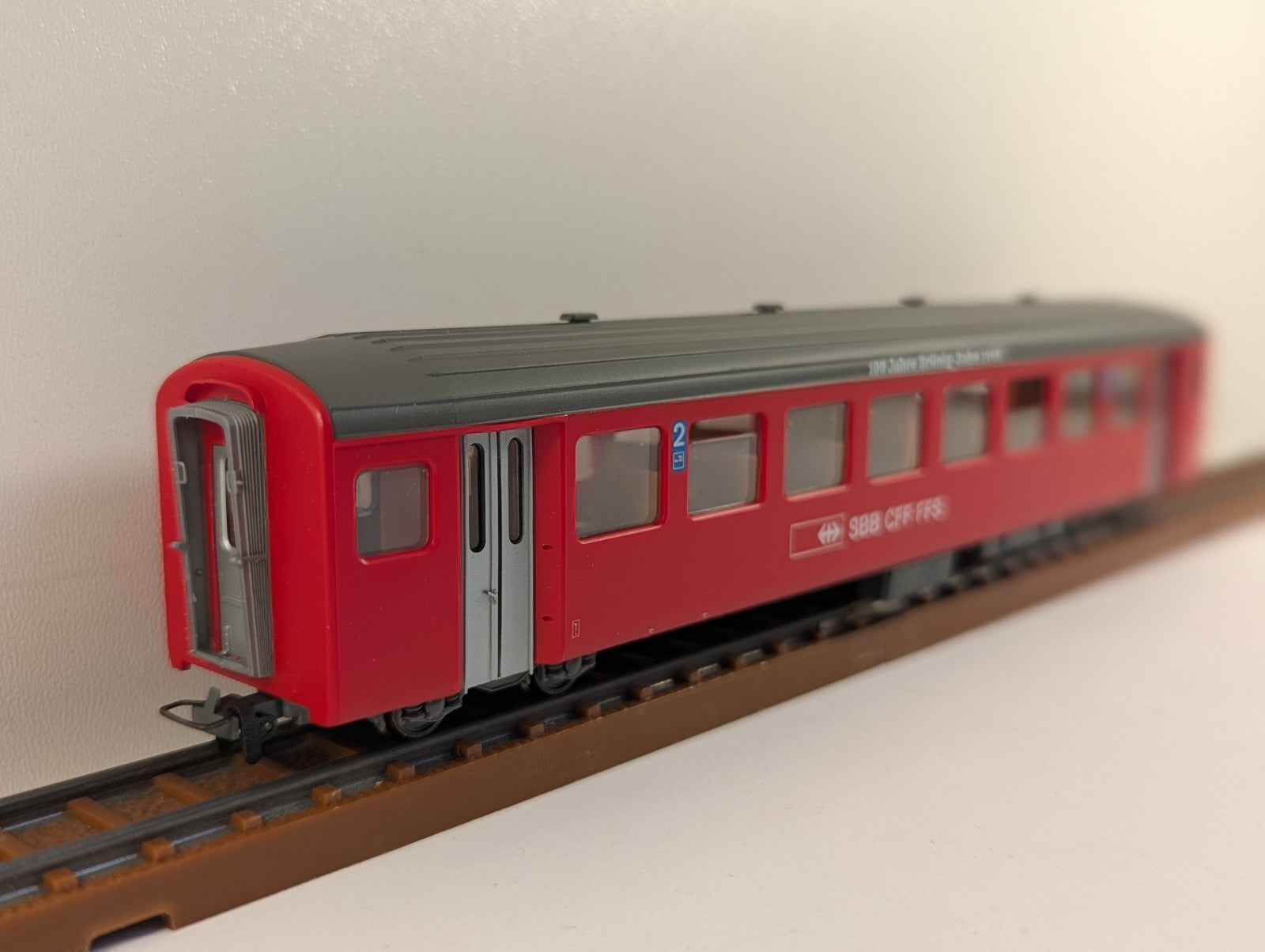 Bemo 3271 424 HOe Gauge SBB B 744 "100 Jahre"First & Second Class Coach - boxed