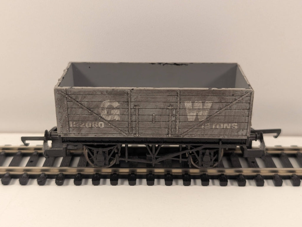 Lima 606L 7-Plank Open Wagon – GWR Grey (Weathered) – OO Gauge