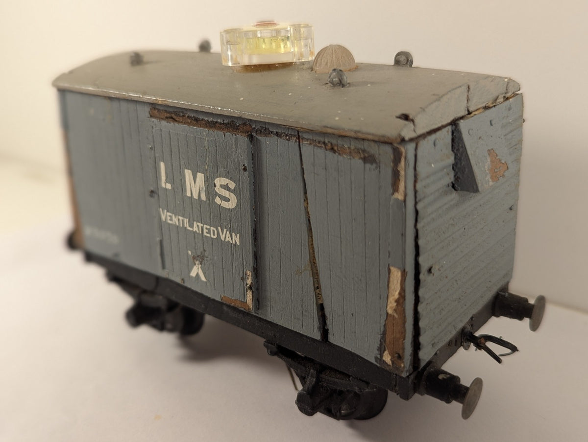 O Gauge Wooden Built LMS Ventilated Van