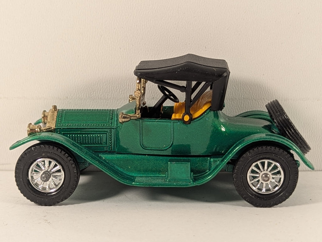 Matchbox 1913 Cadillac Die-cast Model Car Green Y-6