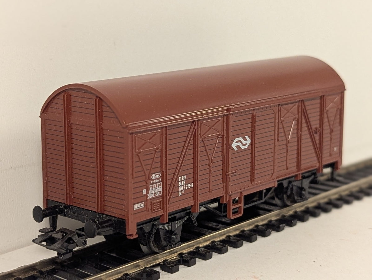 Märklin HO Scale Type Gs Covered Wagon Goods Wagon 120 2 226-9 NS Brown 4406