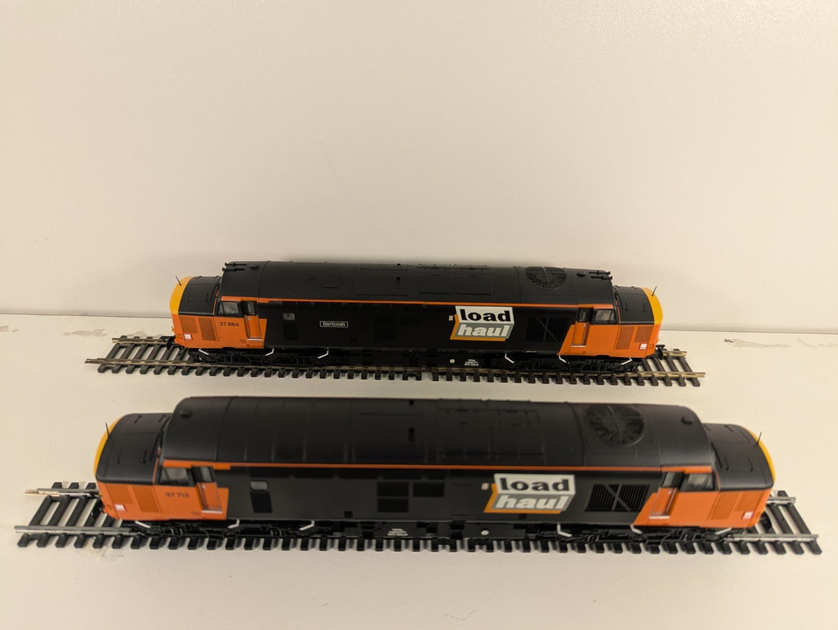 Bachmann 32-390Y OO Loadhaul Class 37 Twin Pack