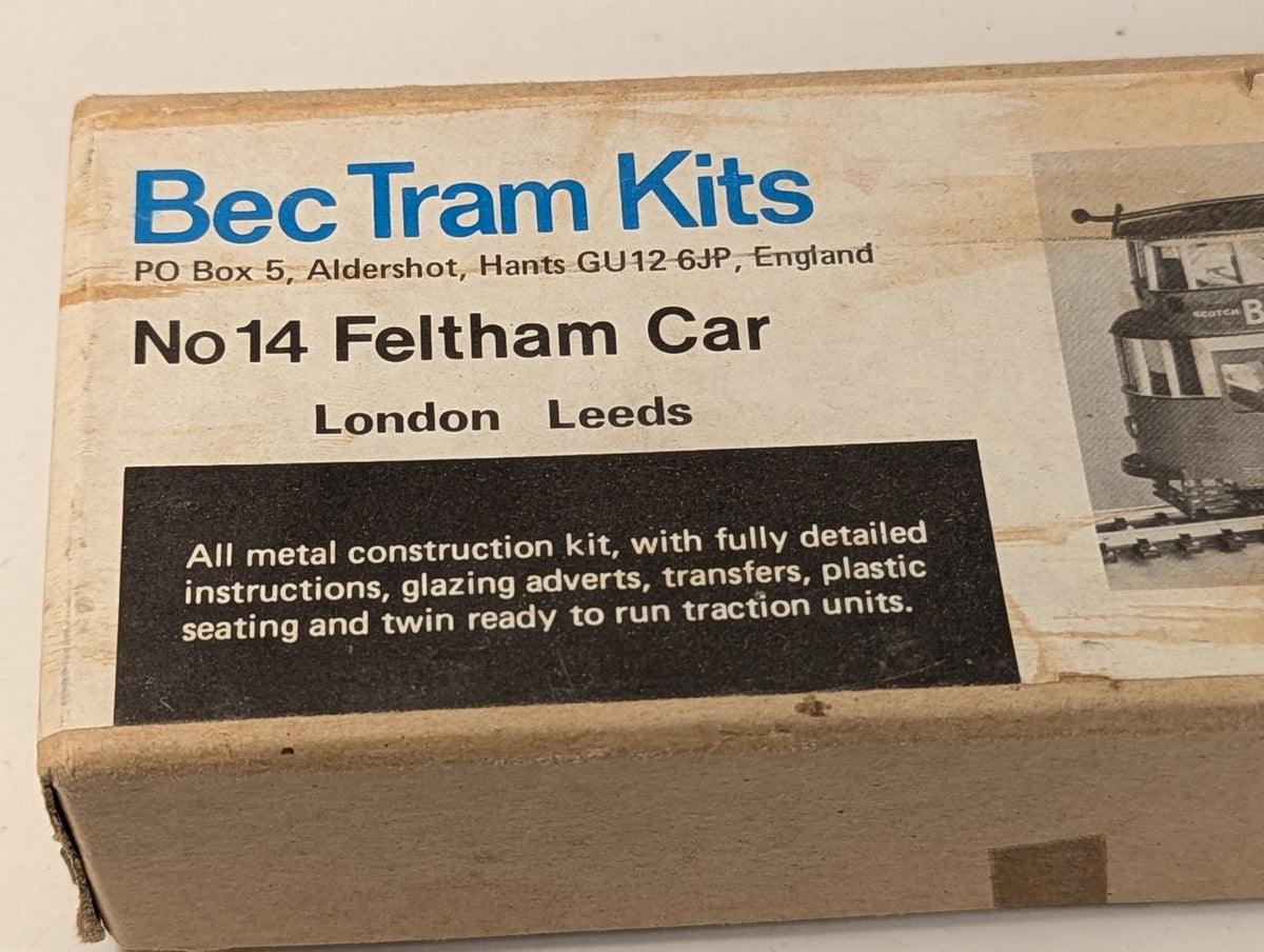 Bec Tram Kits OO Gauge No 14 Feltham Car London / Leeds