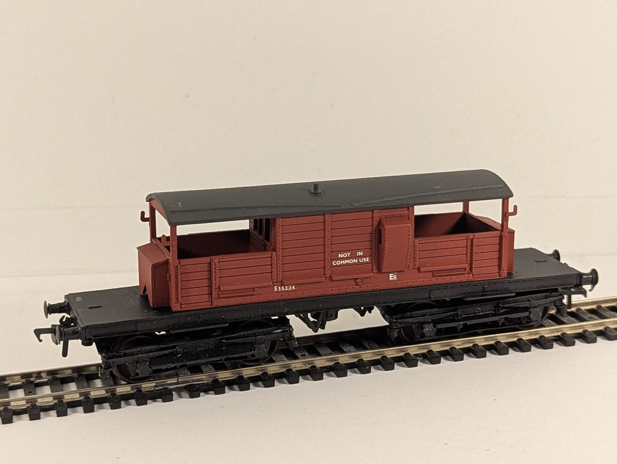 Bachmann OO Gauge Queen Mary Bogie Brake Van S55234 BR Bauxite