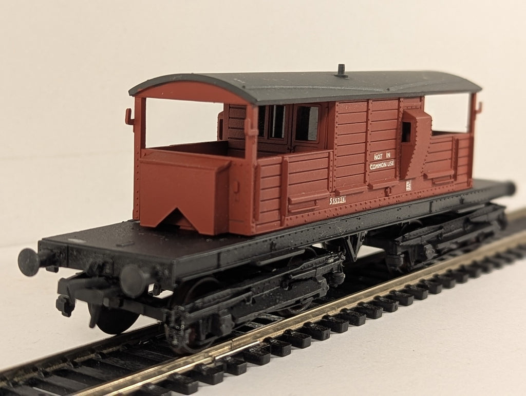 Bachmann OO Gauge Queen Mary Bogie Brake Van S55234 BR Bauxite