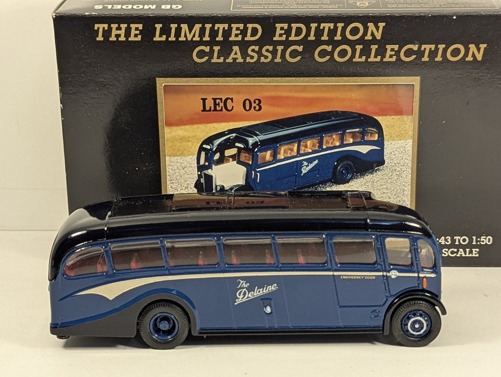 GB Models 1:43 to 1:50 Scale Leyland Tiger PS1/1 Coach Die-cast Coach LPJ 691