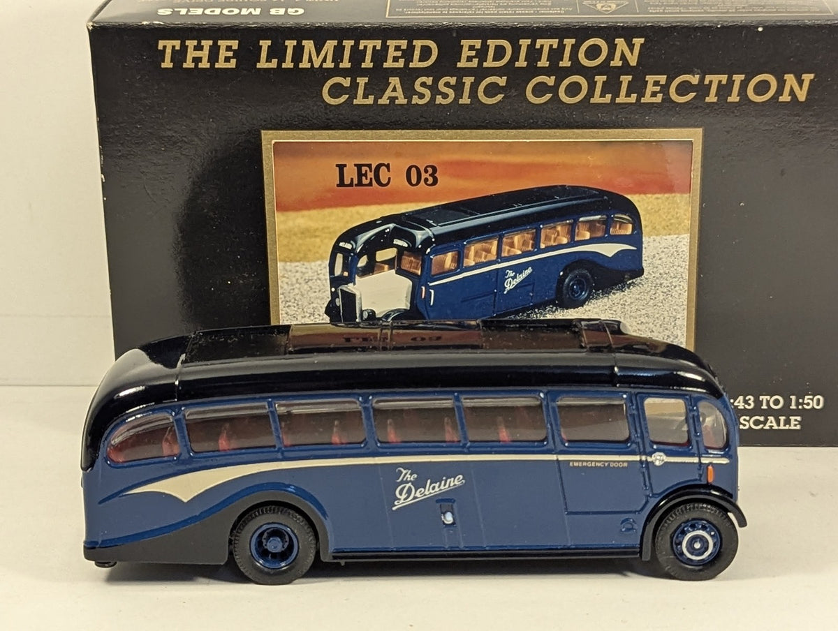 GB Models 1:43 to 1:50 Scale Leyland Tiger PS1/1 Coach Die-cast Coach LPJ 691