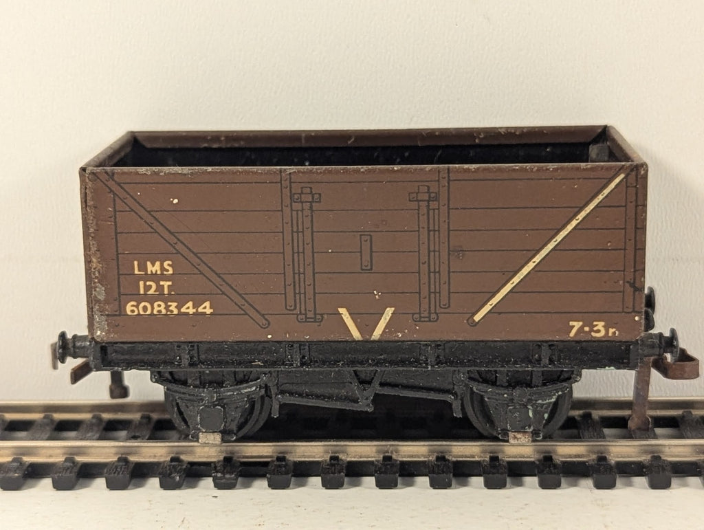 Hornby Dublo OO Gauge LMS 12T 5-Plank Open Wagon 608344