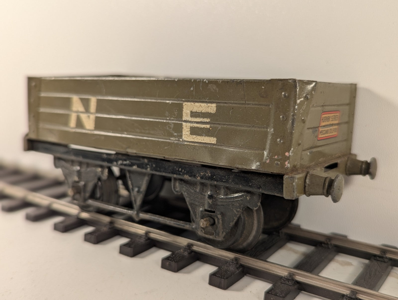 Hornby O Gauge North Eastern Railway Open Wagon - Missing Couplers