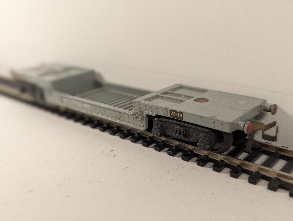 Hornby Dublo OO Gauge 40-Ton Weltrol MV Wagon Goods Wagon B901006 BR Grey 4685