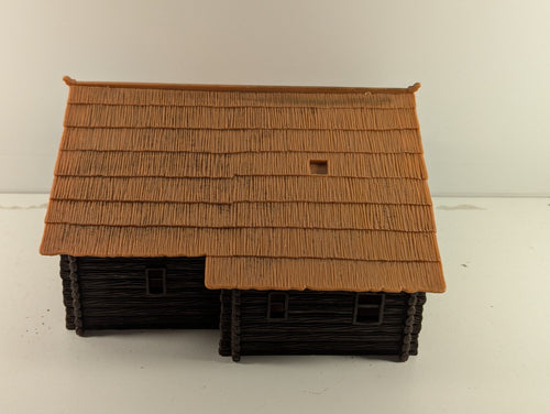 1:72 Scale Russian Izba Log House