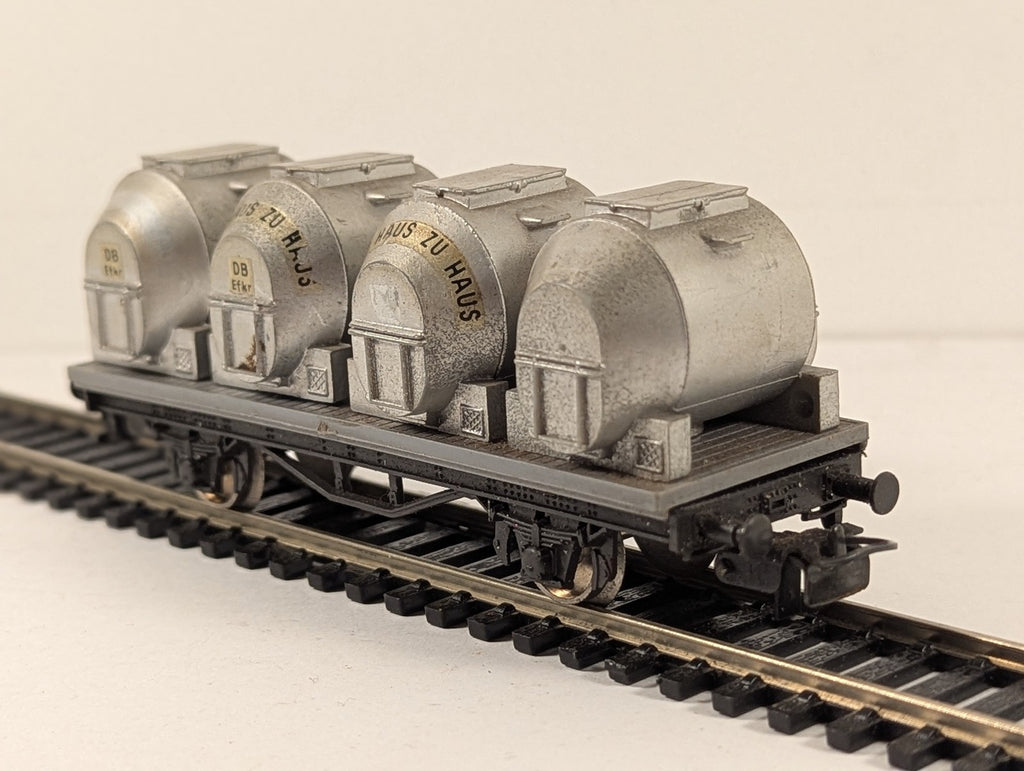 Liliput HO Gauge DB 'Von Haus zu Haus' Container Flat Wagon Container Wagon