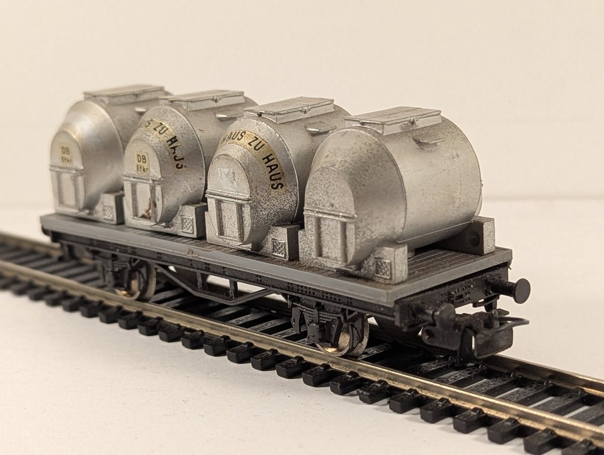 Liliput HO Gauge DB 'Von Haus zu Haus' Container Flat Wagon Container Wagon