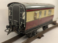Hornby O Gauge No. 51 Passenger Brake Van Rolling Stock BR Crimson and Cream