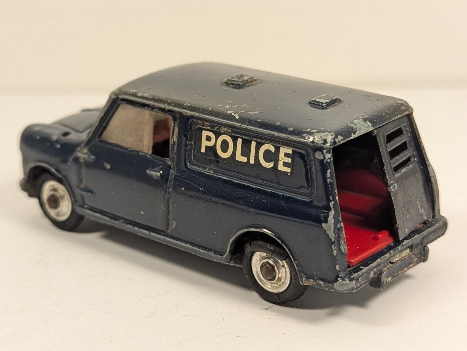 Corgi Toys 448 BMC Mini Police Van 1:43 Scale - Damaged Wheel
