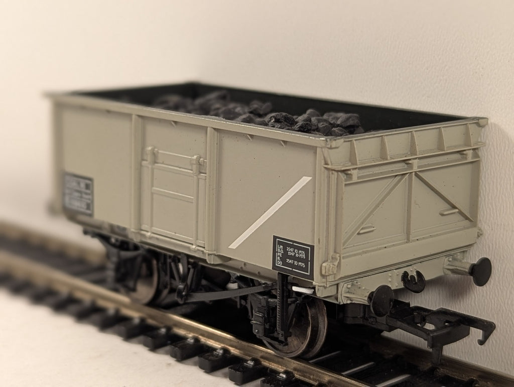 Bachmann OO Gauge 16 Ton Steel Mineral Wagon Goods Wagon B119610 BR Grey 37-250A