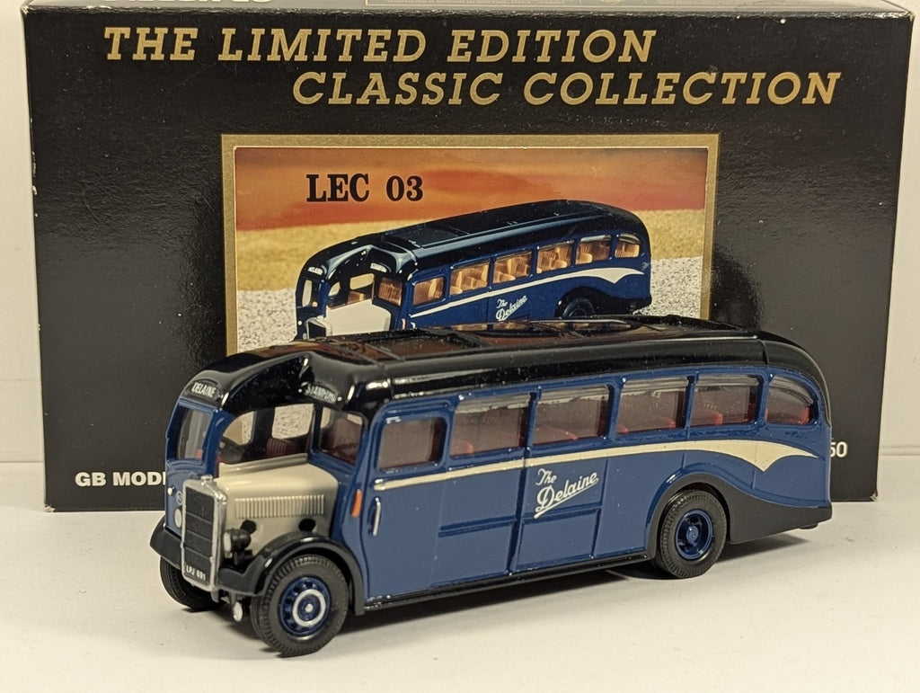 GB Models 1:43 to 1:50 Scale Leyland Tiger PS1/1 Coach Die-cast Coach LPJ 691