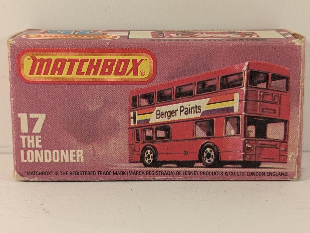 Matchbox The Londoner Die-cast Model Bus Red (Railex 125 Doncaster Plant Works)