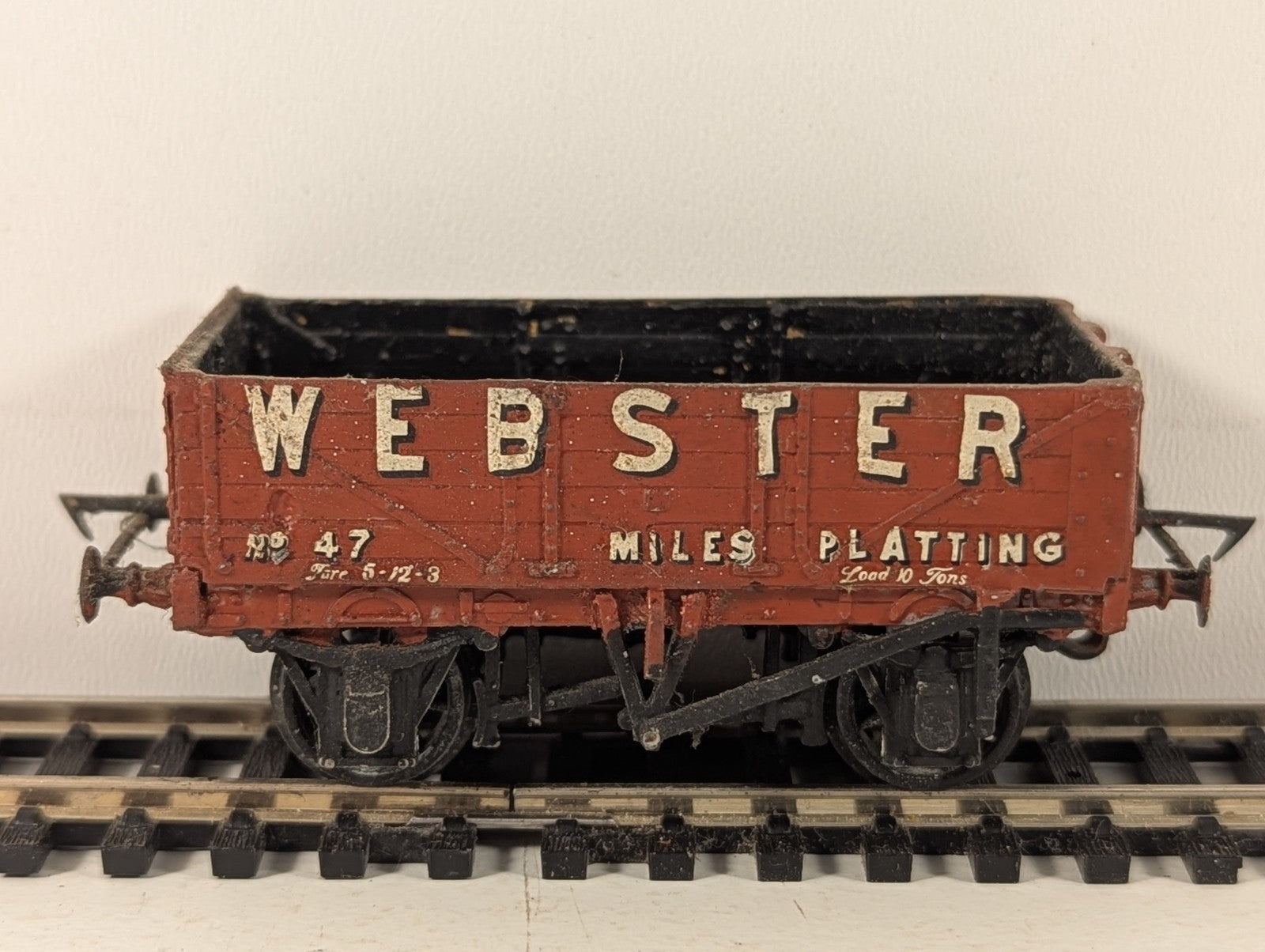 Kitbuilt OO Gauge 7-Plank Open Wagon Goods Wagon 47 Webster