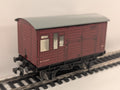 Hornby Dublo E2337 Tinplate Horse Box Wagon in Maroon