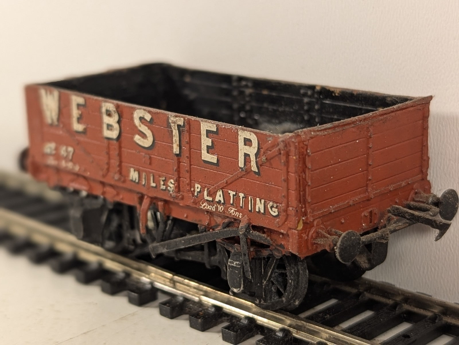 Kitbuilt OO Gauge 7-Plank Open Wagon Goods Wagon 47 Webster