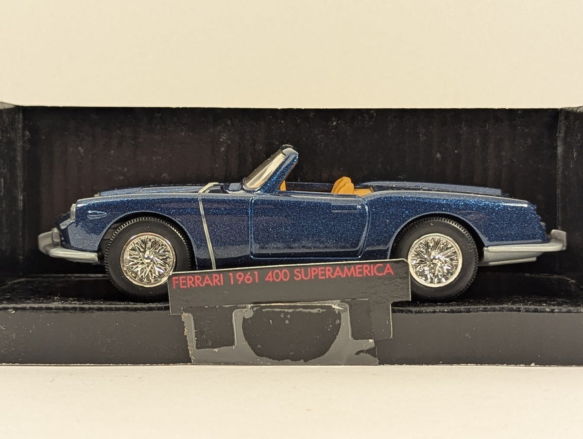 Shell Ferrari 1961 400 Superamerica Die-cast Car Metallic Blue