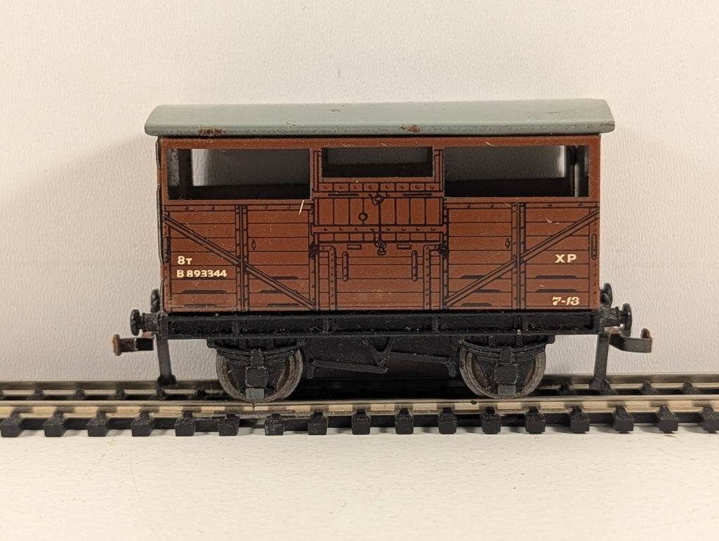 Hornby Dublo 32020 OO Gauge BR Brown D1 Cattle Truck - Boxed