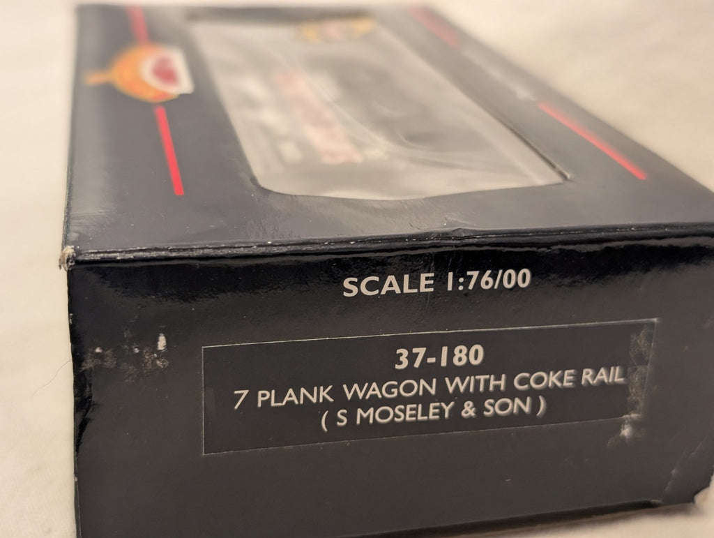 Bachmann Branchline OO Gauge 37-180 S Moseley & Son 7 Plank Wagon