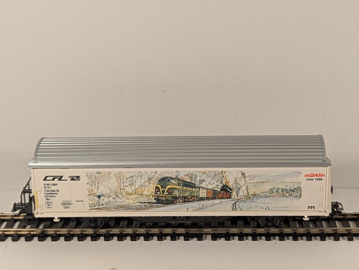 Märklin HO Gauge CFL Sliding Wall Wagon Hbis '50 Years CFL' Goods Wagon