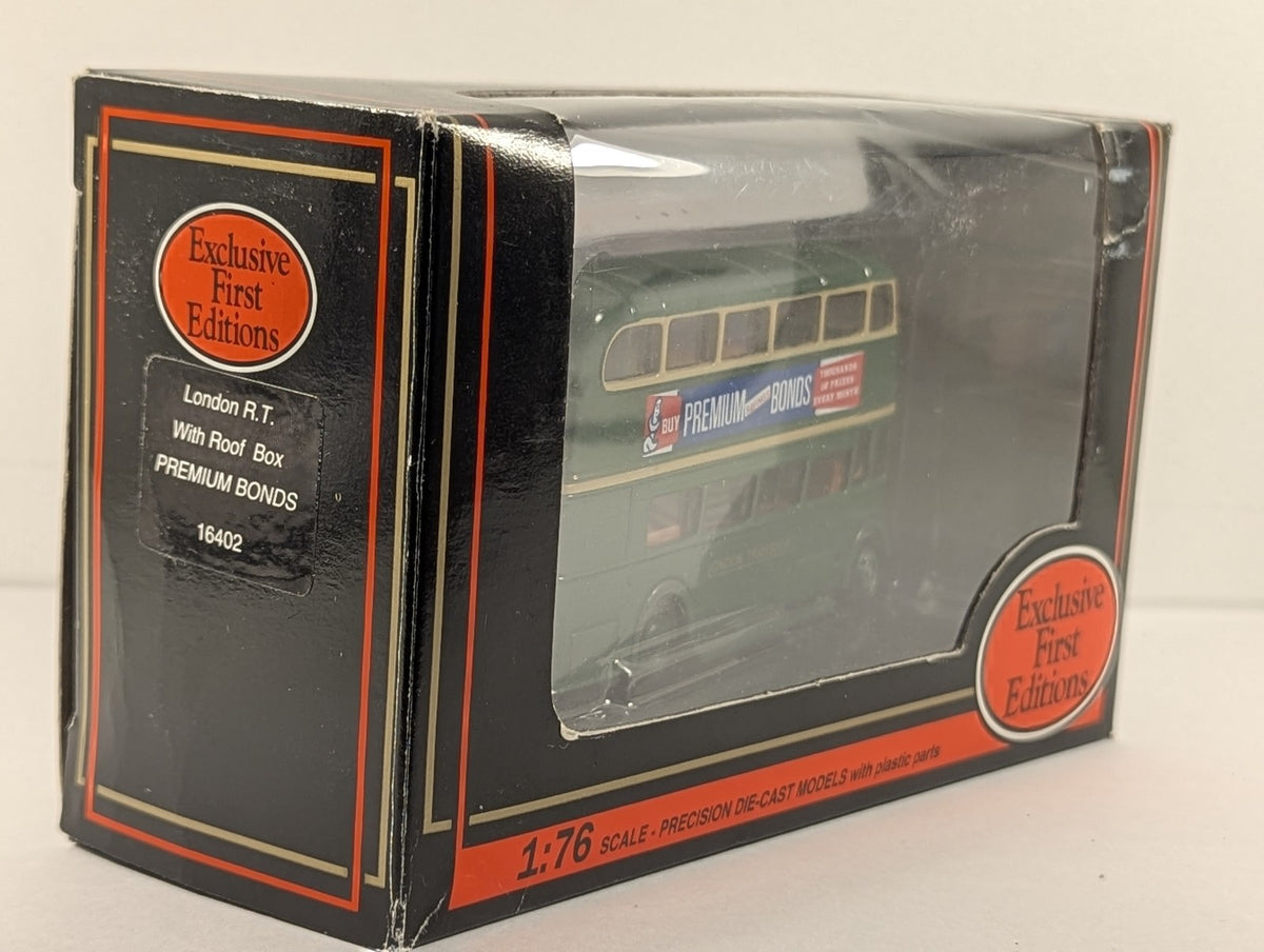 Exclusive First Editions 1:76 London R.T. With Roof Box Bus RT 602
